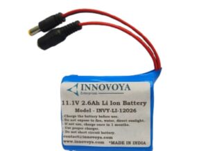 11.1V 2600mah Lithium Ion Battery pack with inbuilt bms protection