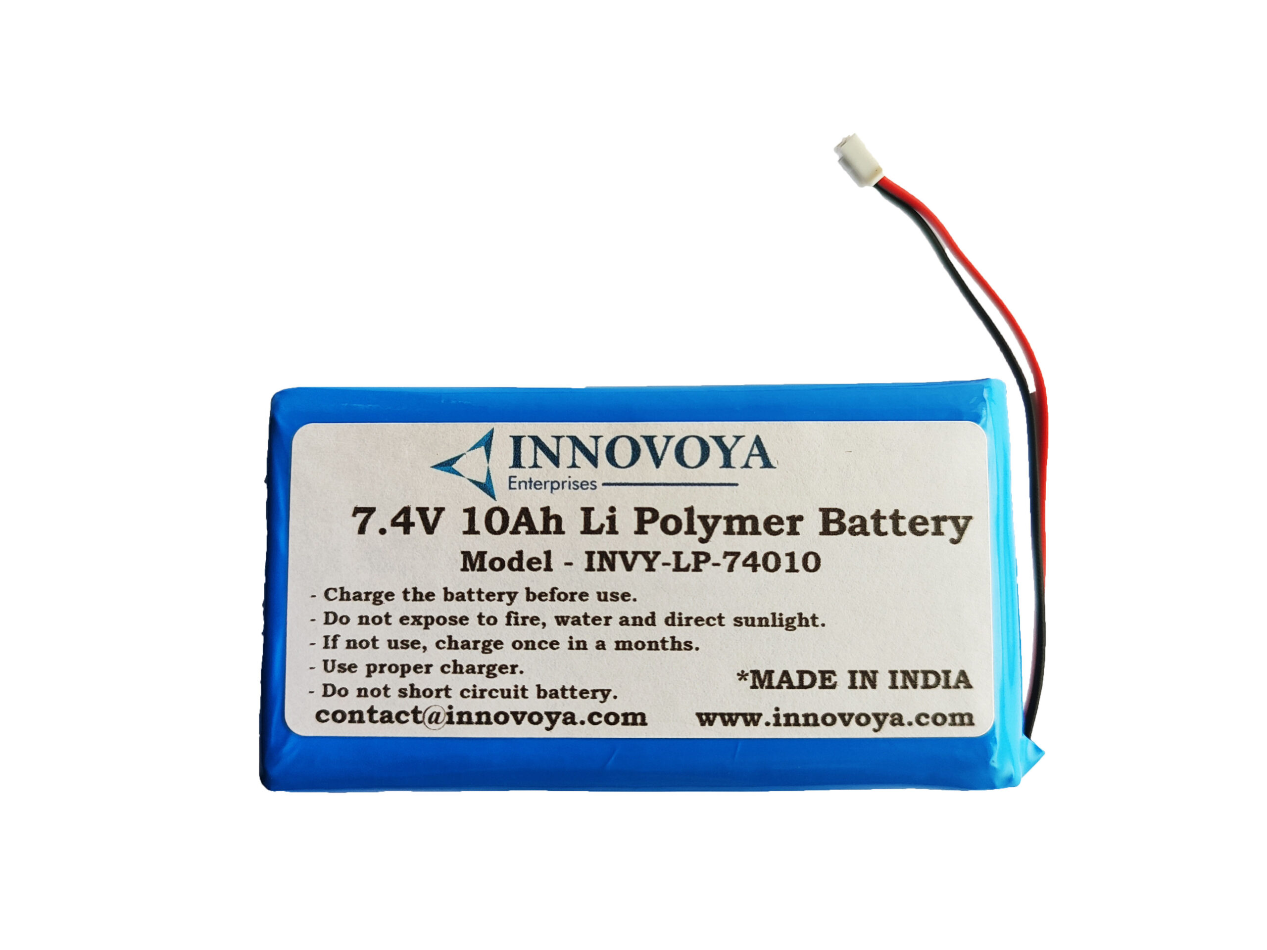 7.4V 10Ah Lithium Polymer Battery Pack | Medical Devices 3 7.4v 10ah lithium polymer battery for iot devices