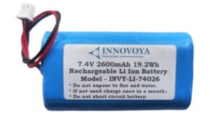7.4V 2600mAh lithium ion battery for Portable devices