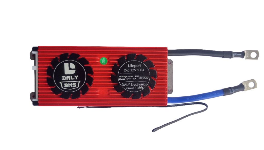 24S100A 72V Lithium Iron Phosphate Battery Management System (BMS)