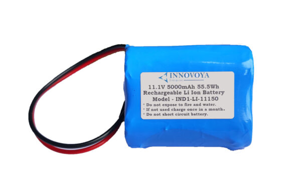 5000 Li Battery 11.1V 5000mAh Lithium Ion Battery | Innovoya Enterprises