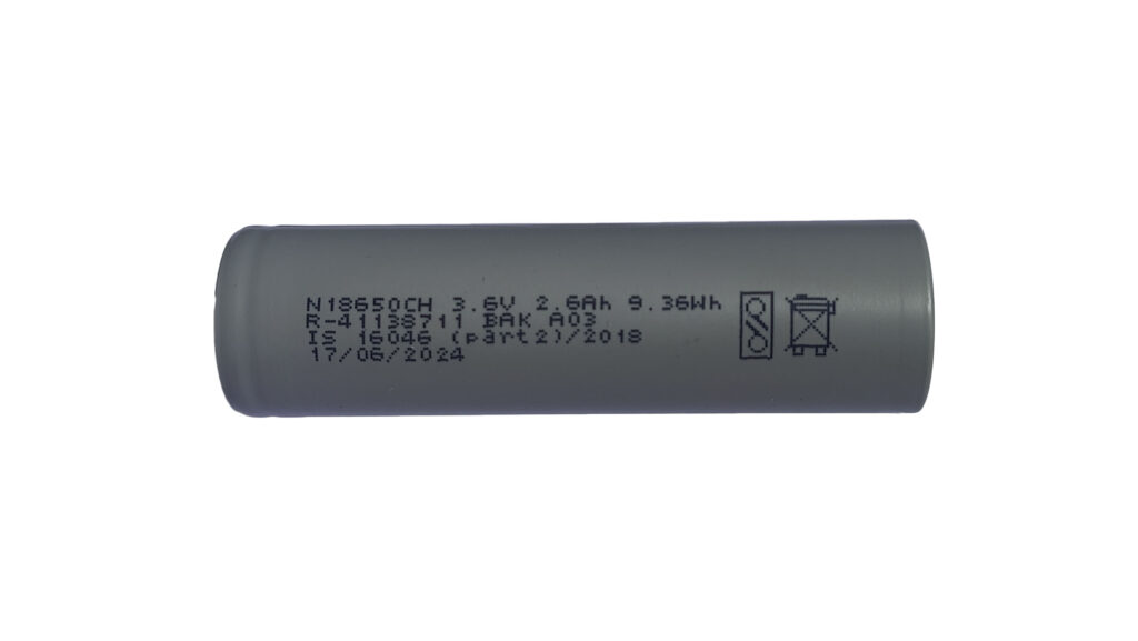 Home 18 18650 Lithium Ion Cell 3.6V 2600mAh 3C EV Grade