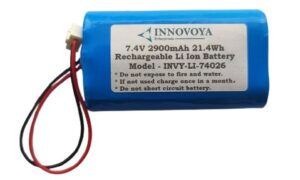 7.4V 2900mAh Lithium Ion Battery
