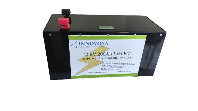 12V 200Ah Lithium Battery | For Inverter, Solar, UPS, Power backup, RESS etc. | 12.8V LifePO4 Battery 4 12V LiFePo4 Lihtium Battery for Inverter, power backup, UPS, Solar, RESS